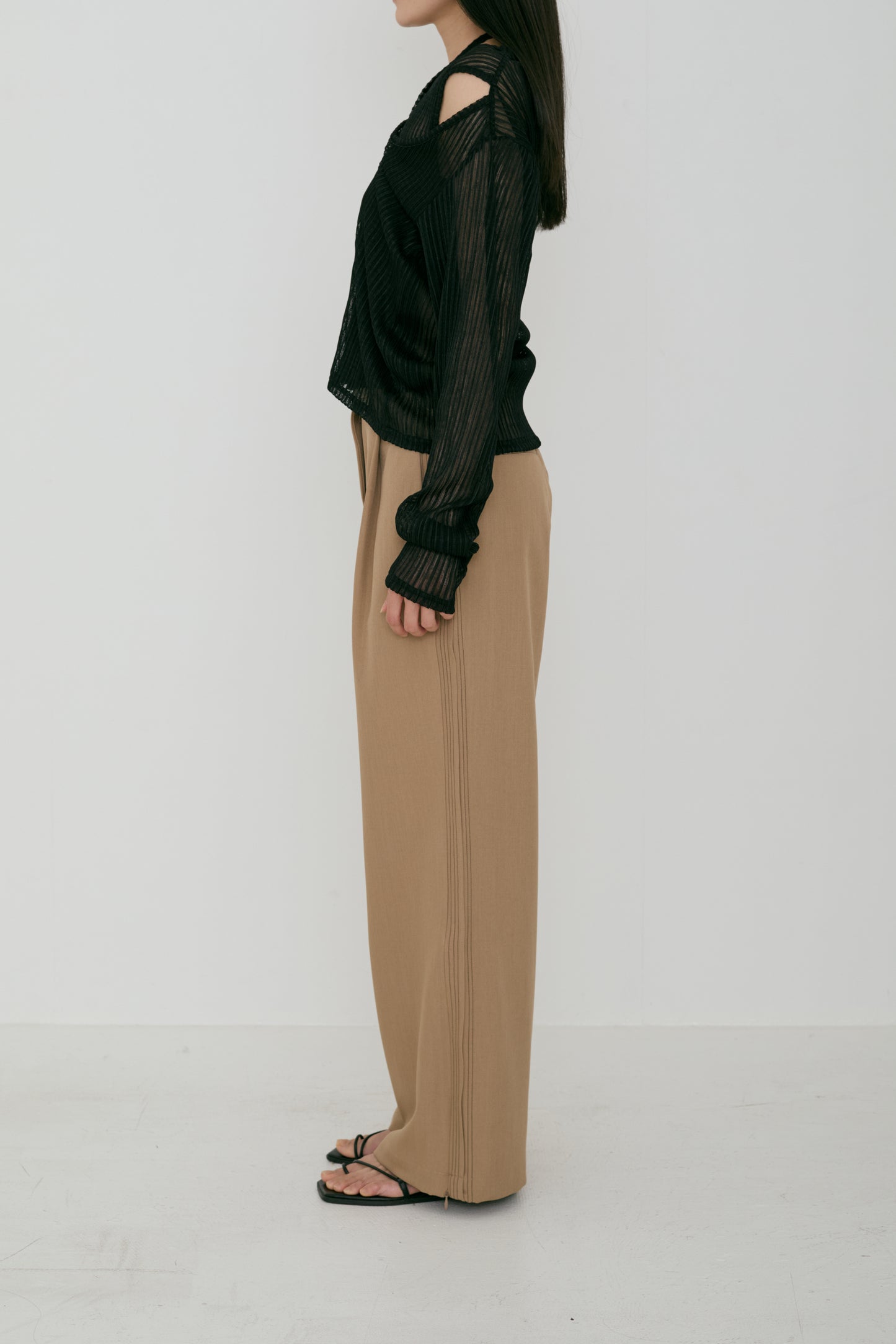random pleats tops (japan made)