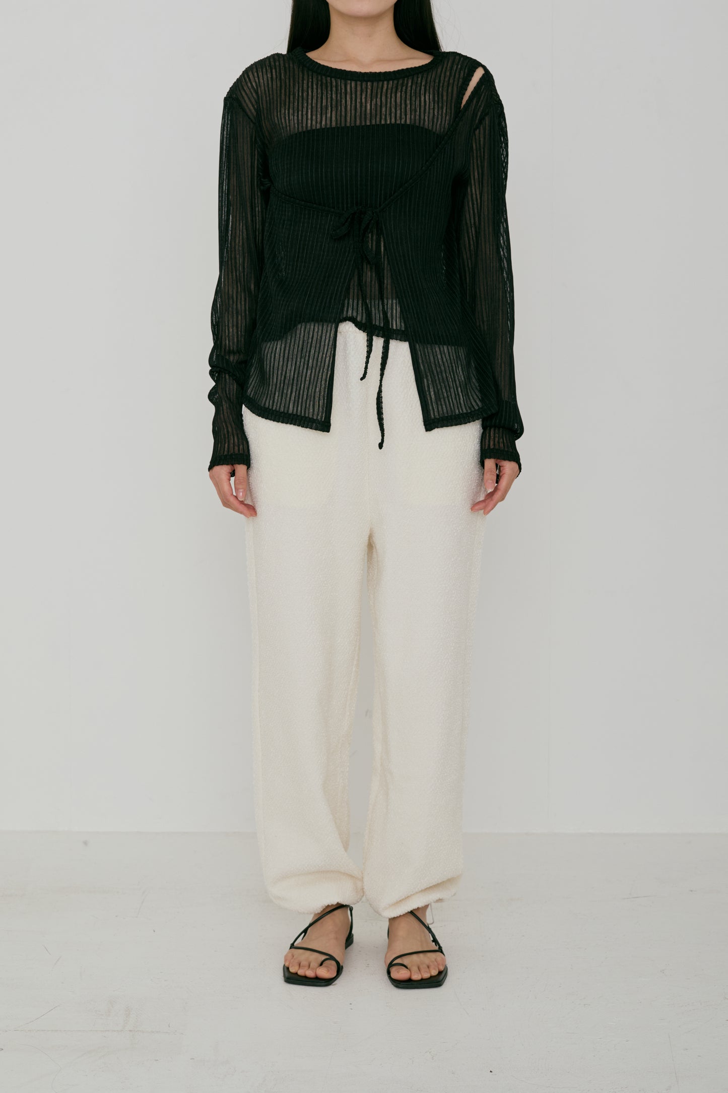 random pleats tops (japan made)