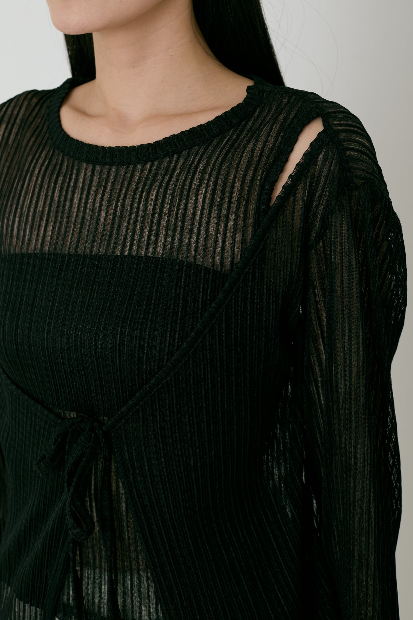 random pleats tops (japan made)