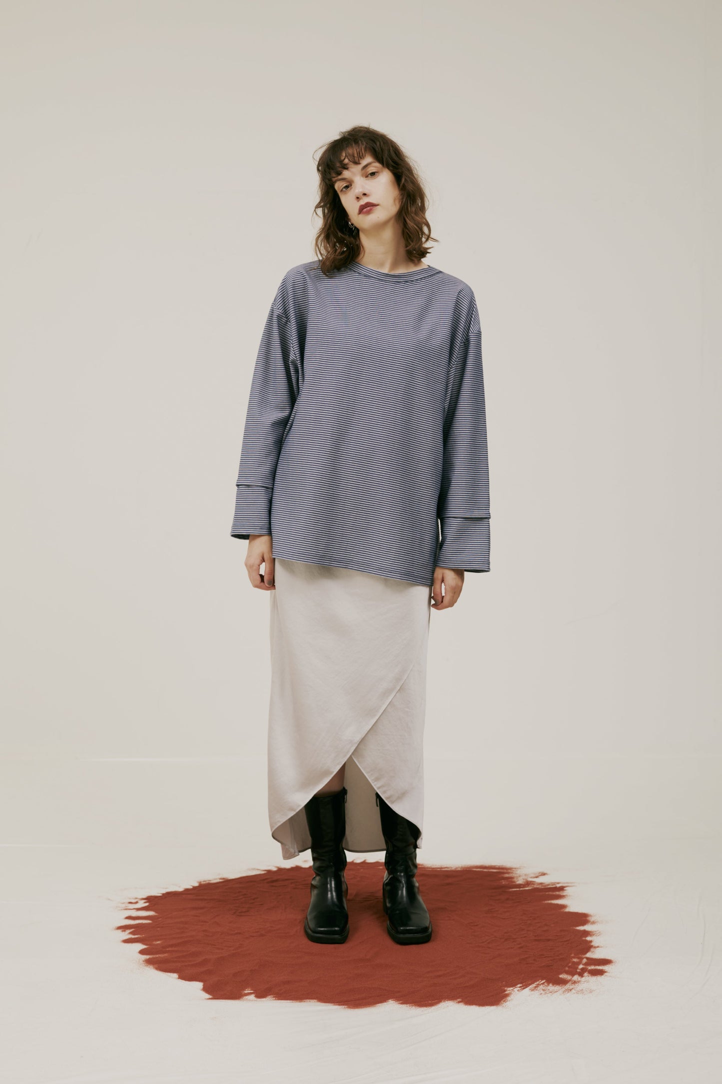 <re stock> drop shoulder border tops</re>