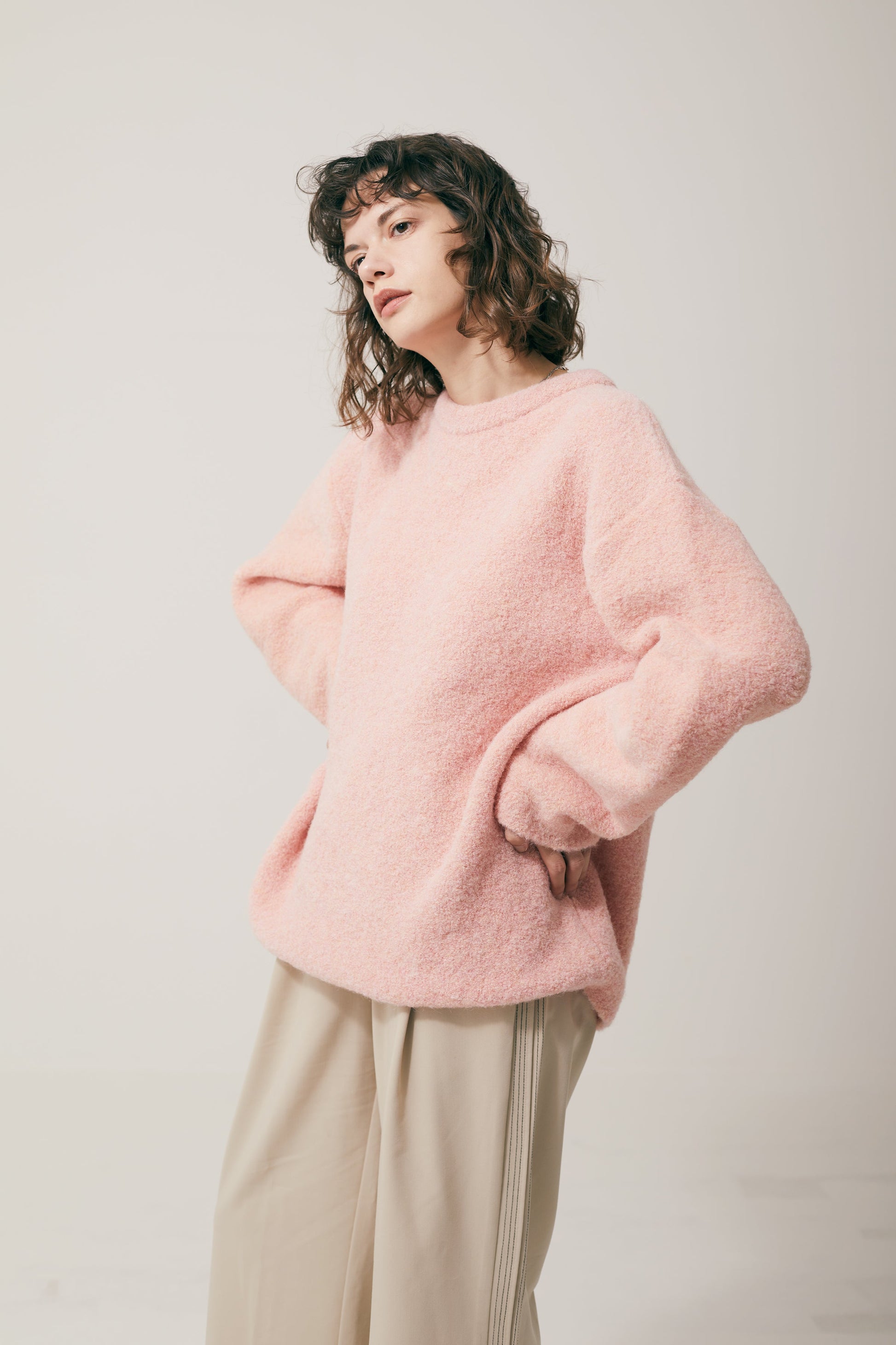alpaka basic color knit – Alia