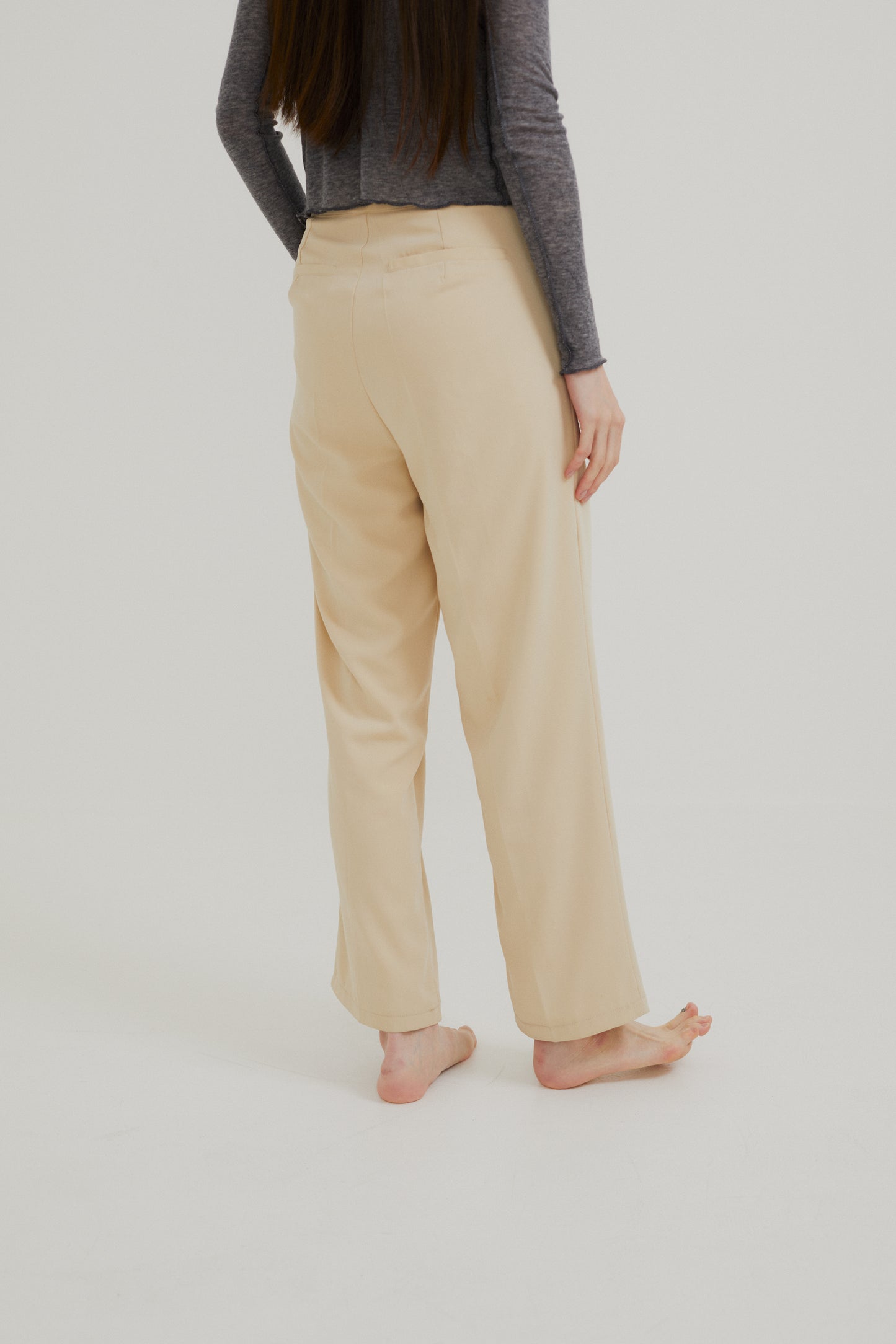 <Re stock > basic asymmetry pants